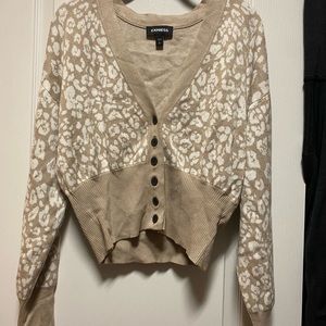 Cropped Express Cardigan, NWOT